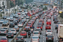 Stau in Sao Paulo