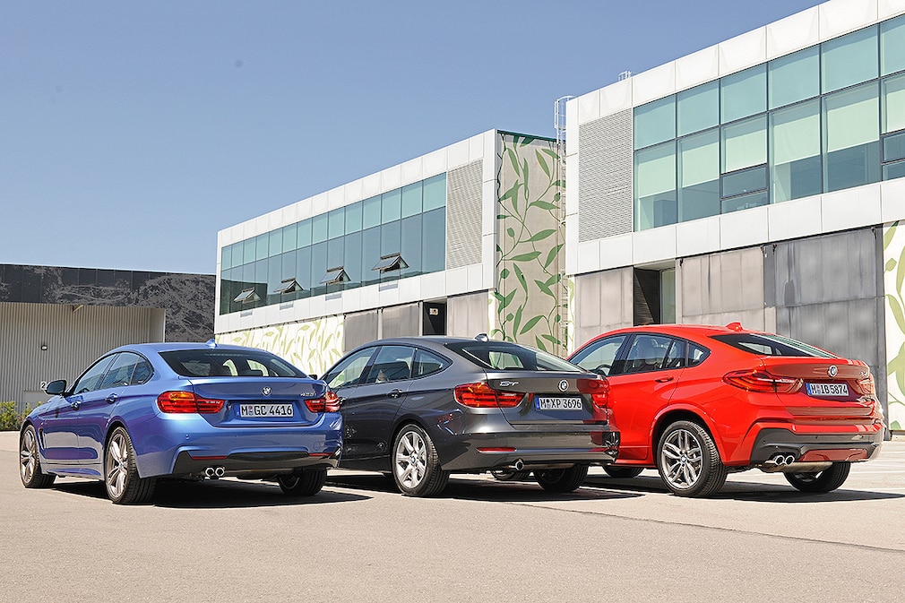 BMW 428i Gran Coupé BMW 320i GT BMW X4