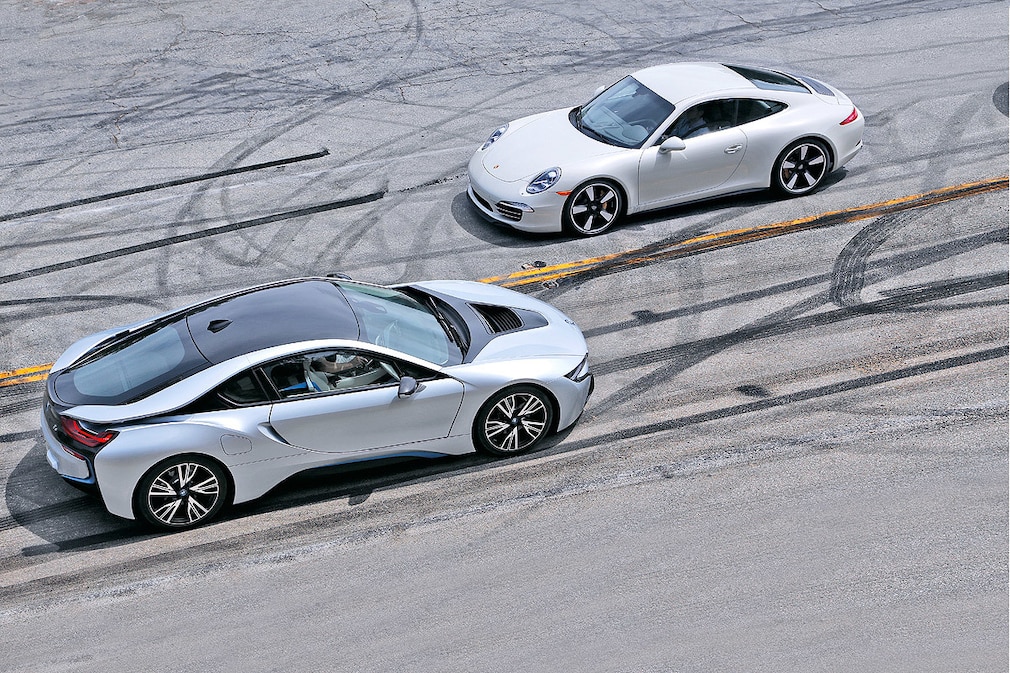 BMW i8 Porsche 911