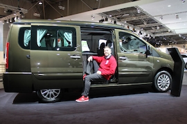 Peugeot Expert Patagonia Westfalia: Sitzprobe auf der AMI 2014