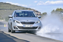 Aquaplaning Längs mit Bridgestone Ecopla EPOO1S 91 V