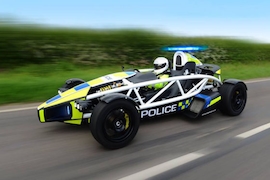 Ariel Atom als Polizeiwagen