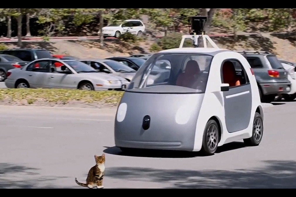 Google-Auto: Spaß-Video von Conan O'Brien