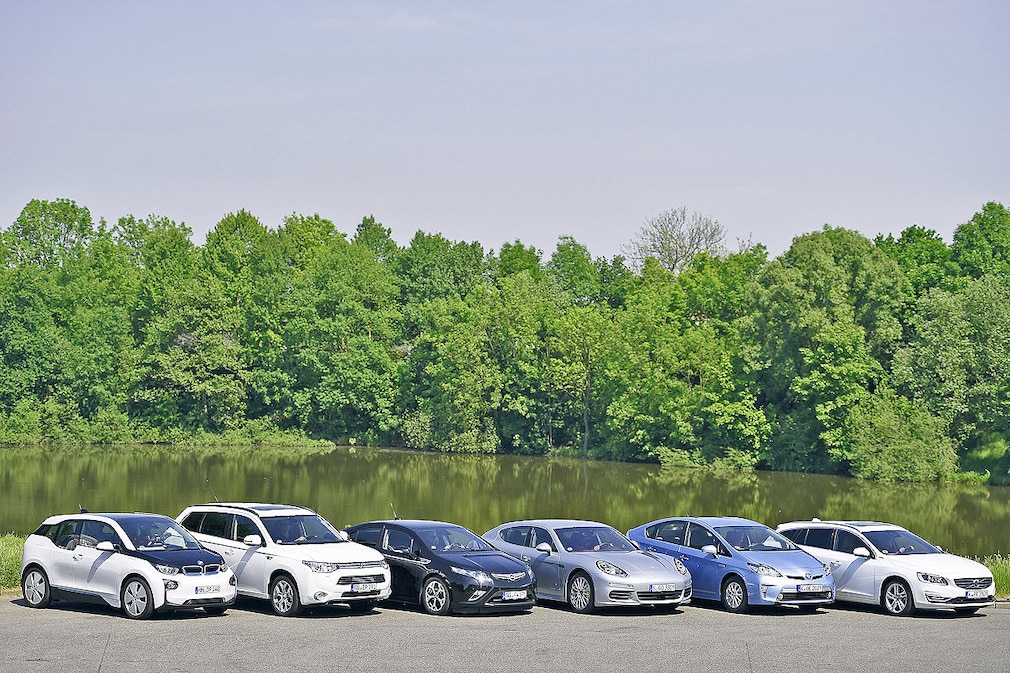 Sechs Hybridautos im Test