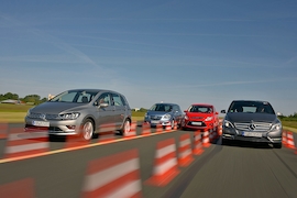 Vier Kompaktvans im Test