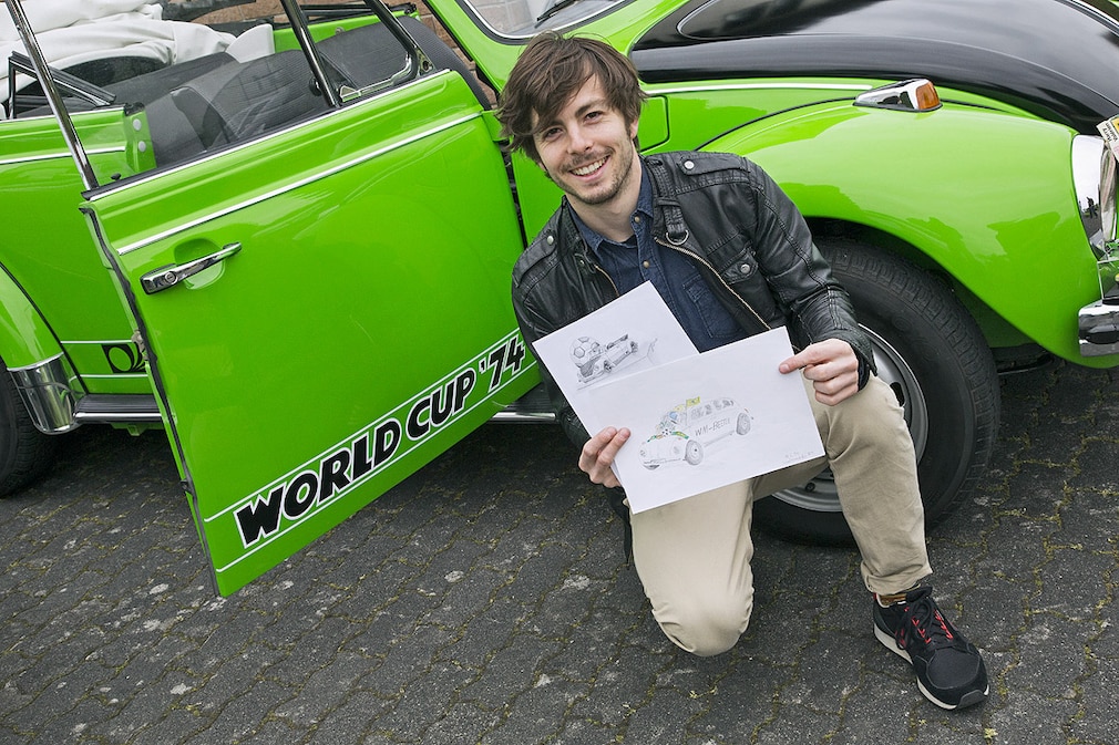 VW Käfer Cabrio 1303 LS diese Sondermodelle spendierte VW den Deutschen Titelhelden zum WM Sieg 1974