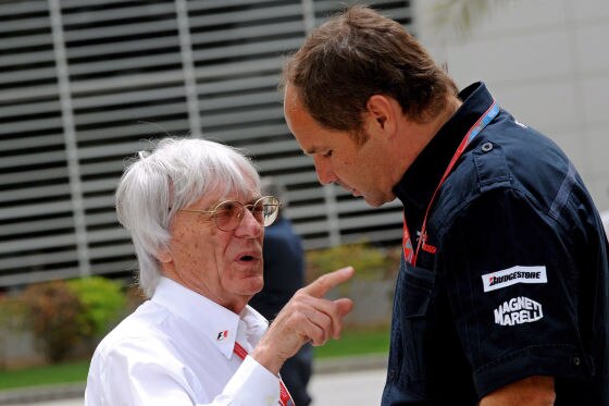 Gerhard Berger & Bernie Ecclestone