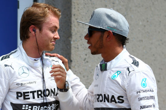 Rosberg & Hamilton
