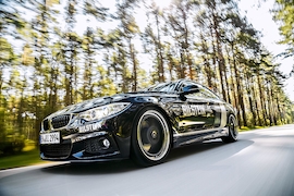 Lightweight 435i Coupé schwarz Frontansicht