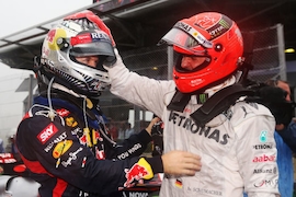 Sebastian Vettel & Michael Schumacher
