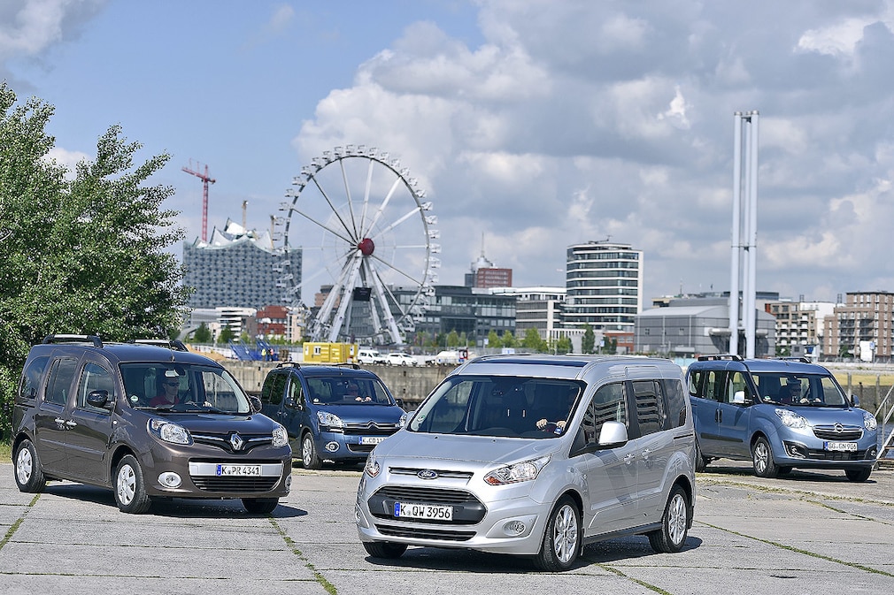 Renault Kangoo dCi 110 Citroën Berlingo Multispace HDi 115 Ford Tourneo Connect 1.6 TDCi Opel Combo 1.6 CDTi