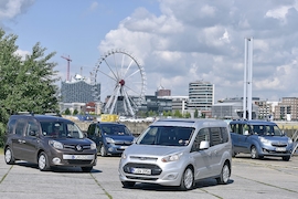 Renault Kangoo dCi 110 Citroën Berlingo Multispace HDi 115 Ford Tourneo Connect 1.6 TDCi Opel Combo 1.6 CDTi