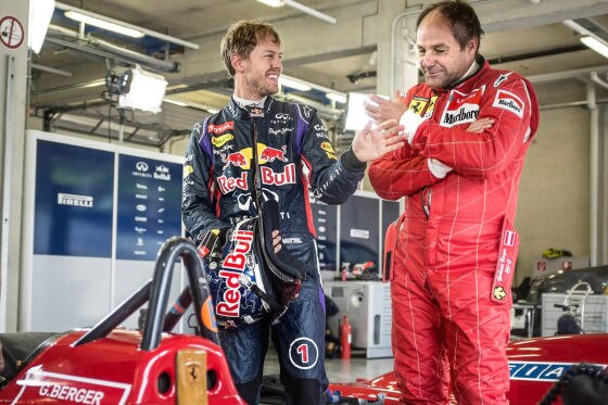 Sebastian Vettel & Gerhrd Berger
