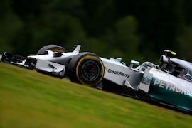 Mercedes war am ersten Tag in Spielberg die erste Kraft