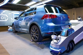 Park-Roboter in Düsseldorf: Einparkhilfe