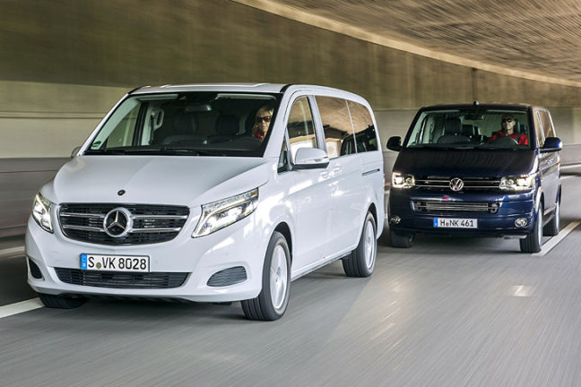 Video V Klasse Vs Vw T5 Autobild De
