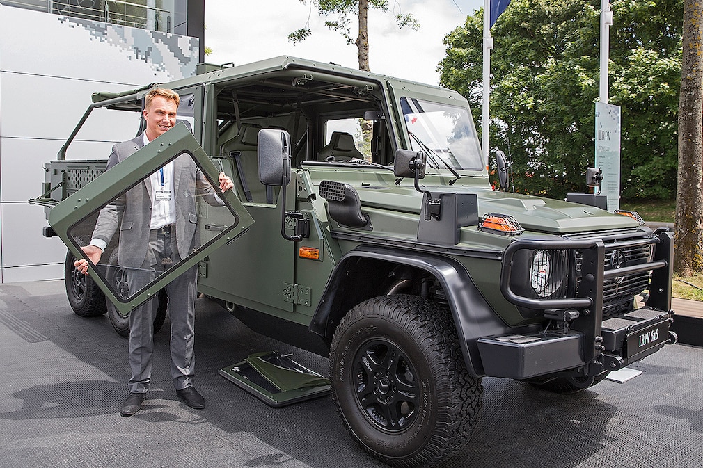 Mercedes G-Klasse 6x6 Militär: Sitzprobe