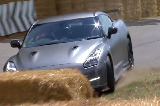 Nissan GT-R Nismo Crash Goodwood