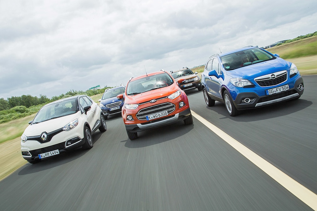 Fünf kleine SUVs im Test