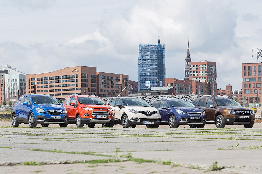 Fünf kleine SUVs im Test