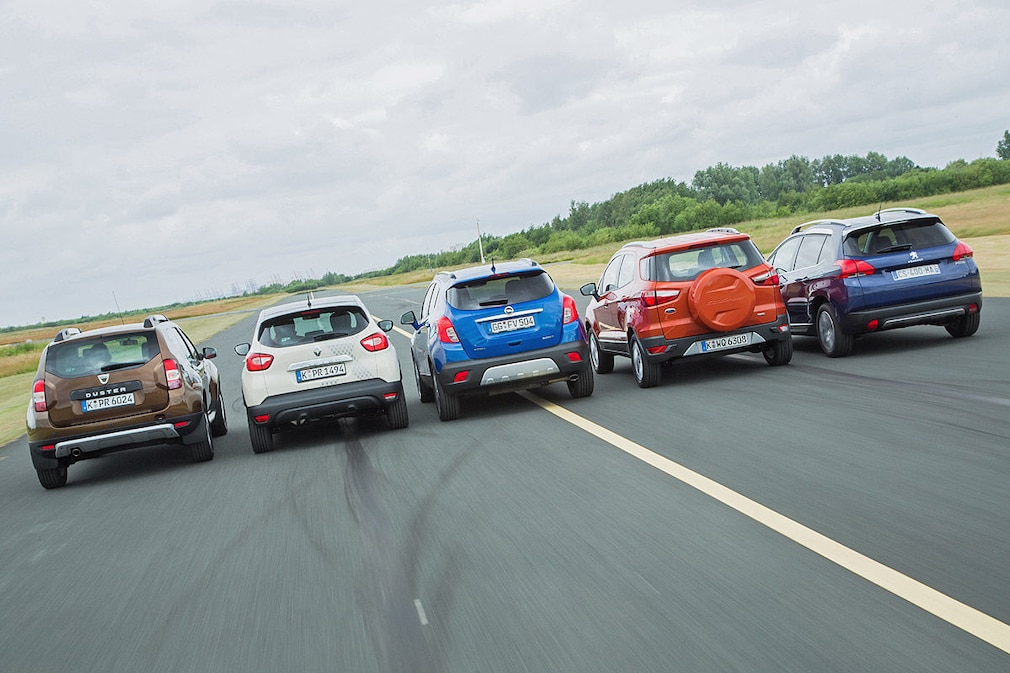 Fünf kleine SUVs im Test