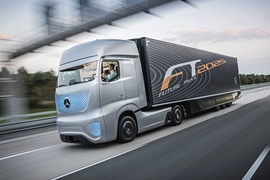 Autonomer Lkw von Mercedes