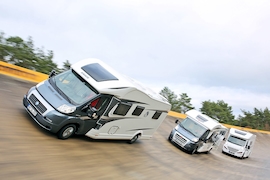 Knaus Sky Wave 25 Celebrations, Bürstner Ixeo time it 726 fifty-five, Dethleffs Globe 4 T 6801-4