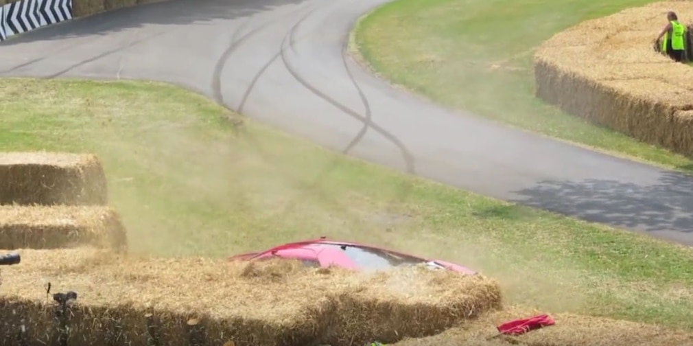 Festival of Speed in Goodwood: Crashes