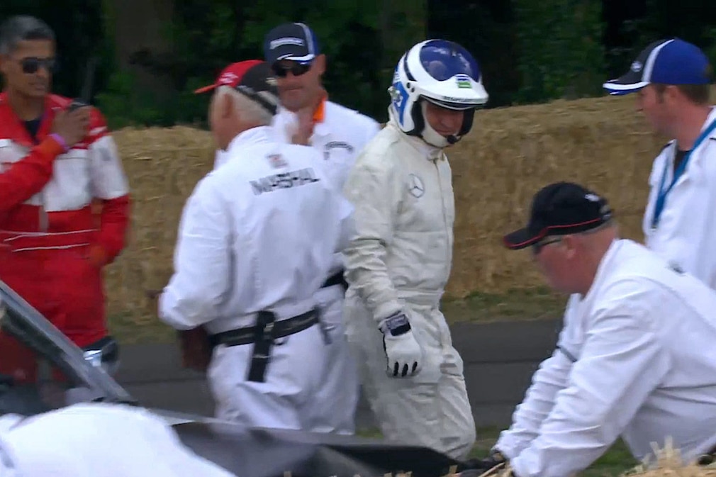 Festival of Speed in Goodwood: Crashes