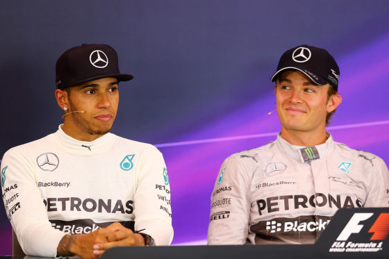 Hamilton & Rosberg