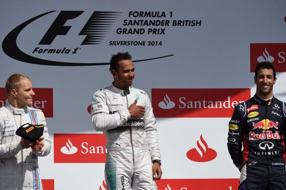 Podium Silverstone 2014