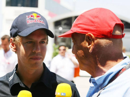 Sebastian Vettel hat es gestern laut Niki Lauda ein bisschen übertrieben