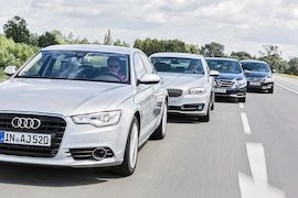 Audi A6 BMW 5er Mercedes E-Klasse Volvo S80
