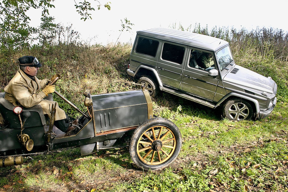 Mercedes Simplex ( 1905-1909) Mercedes G-Modell (1979)