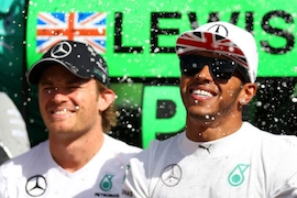 Rosberg & Hamilton