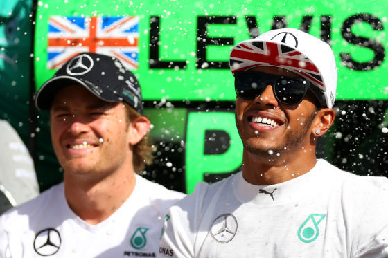 Rosberg & Hamilton