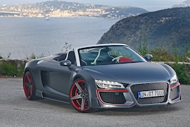 Regula R8 V10 Spyder schwarz Frontansicht