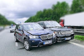 Autobahn-Verfolgungsjagd mit Range Rover Sport und BMW X3