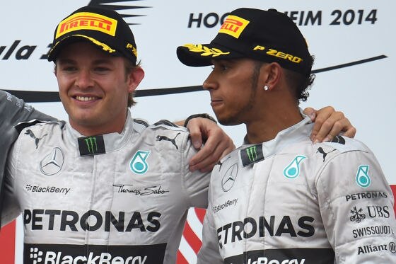Rosberg & Hamilton