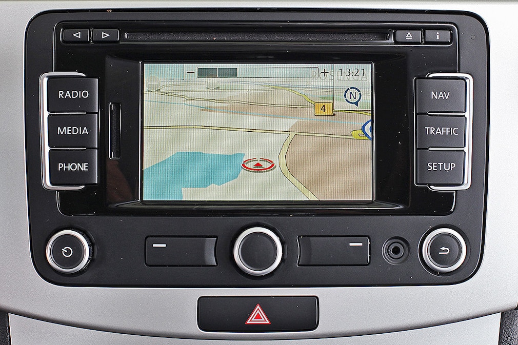 VW Passat B7, Navigationssystem, Display