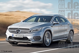 Mercedes GLA Coupé Illustration