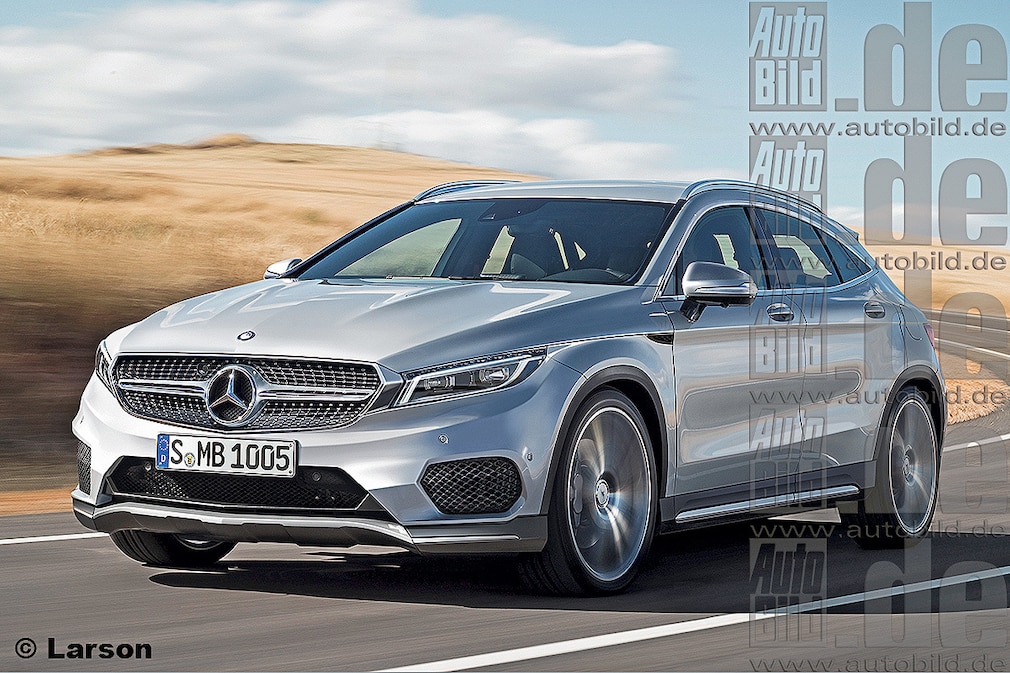Mercedes GLA Coupé Illustration