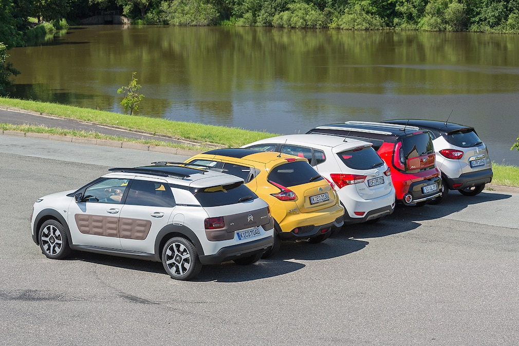Citroen C4 Cactus Hyundai ix20 Cross Kia Soul Nissan Juke Reanult Captur