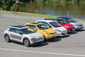 Citroën C4 Cactus, Hyundai ix20 Crossline, Kia Soul, Nissan Juke, Reanult Captur