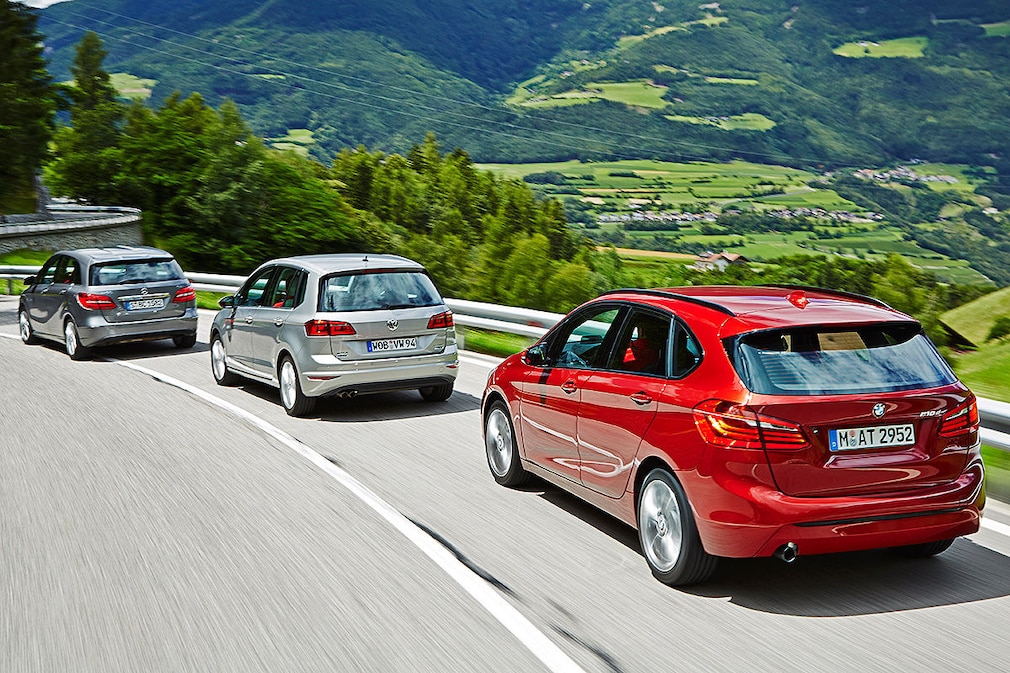 2er Active Tourer und Konkurrenz im Test