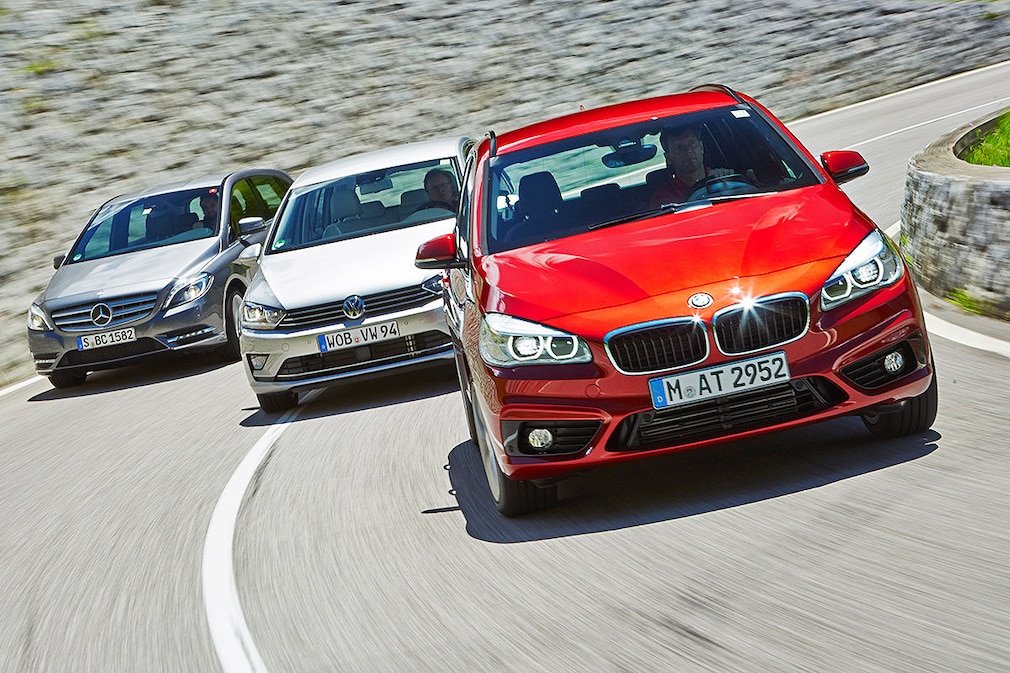 2er Active Tourer und Konkurrenz im Test