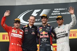 Ungarn Podium
