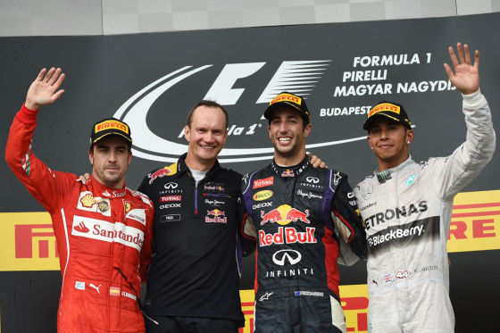 Ungarn Podium
