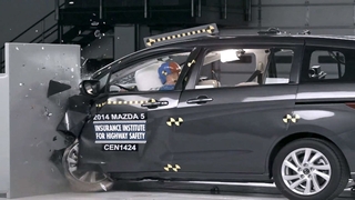 IIHS crash test   Mazda 5