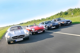 Mercedes 300 SL Jaguar E-Type 3.8 OTS BMW M1 Nissan Skyline GT-R R32